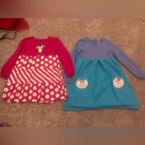 2 Girl Christmas dresses, size 6-6X